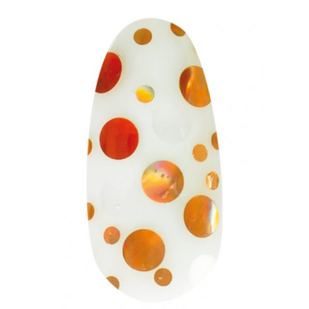 No.515 Red Gold Confetti Gel Polish 8ml