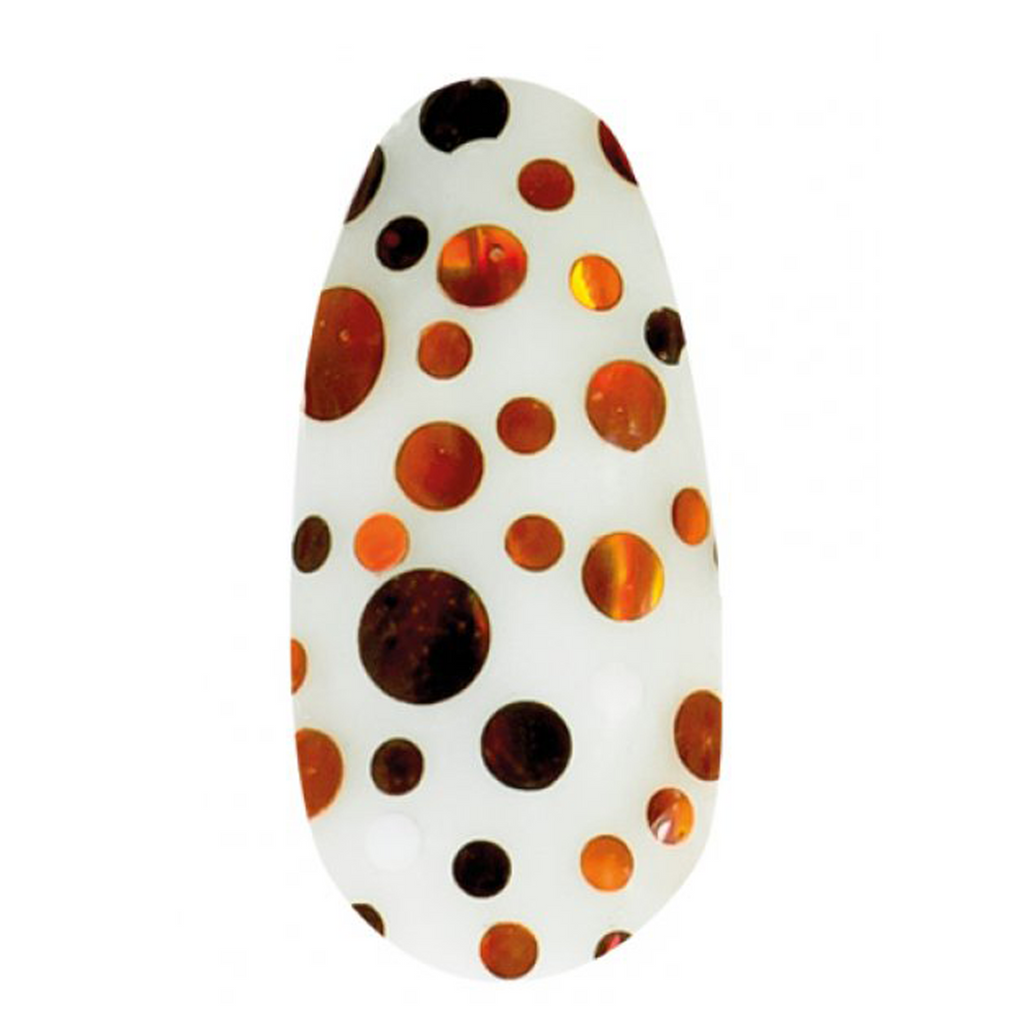 No.516 Golden Orange Confetti Gel Polish 8ml